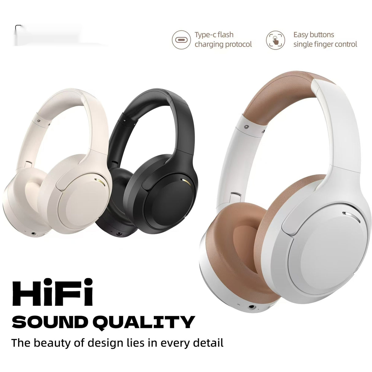 Headset Bluetooth Wireless Earphone Cellphone Computer Ultra-long Life Battery