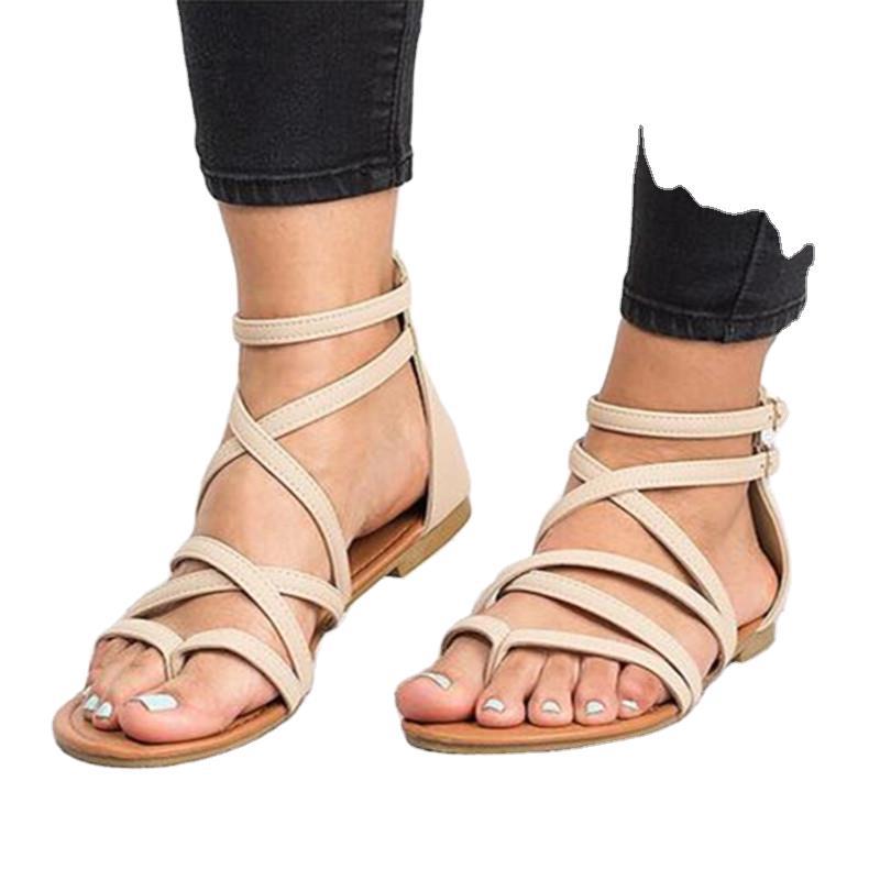 Women's Fashion Simple Cross Strapped Sandals