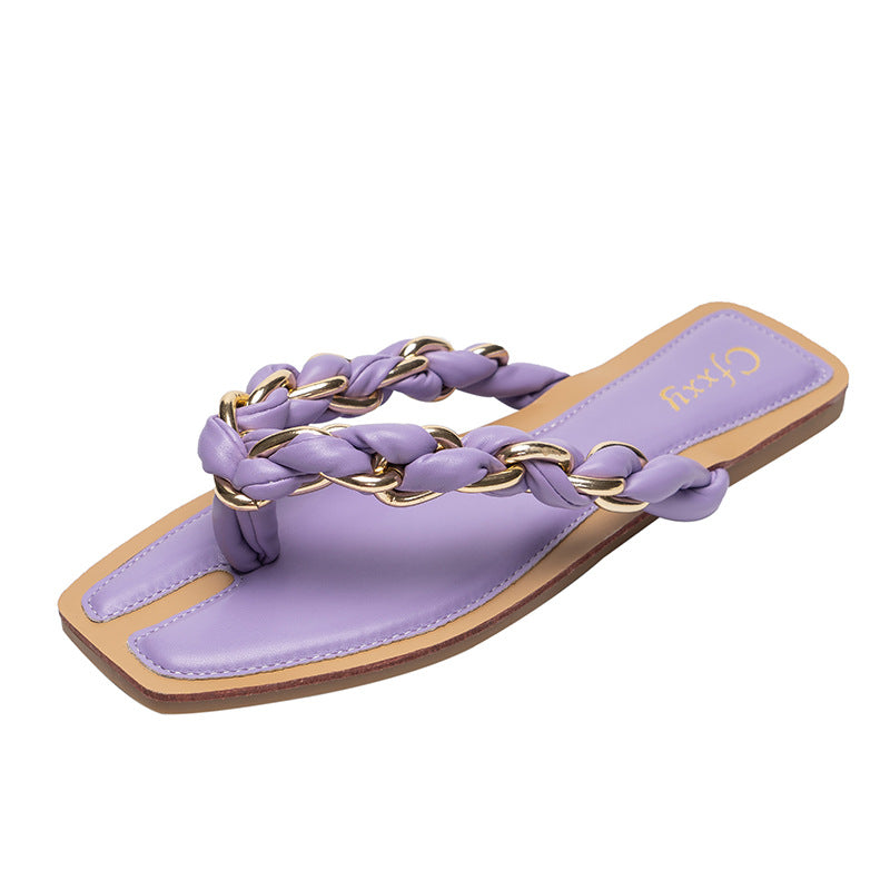Plus Size Outer Wear Beach Flat Women's Sandals