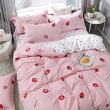 Four-piece Bedding Bed Linen Quilt Cover Aloe Cotton Home Textile