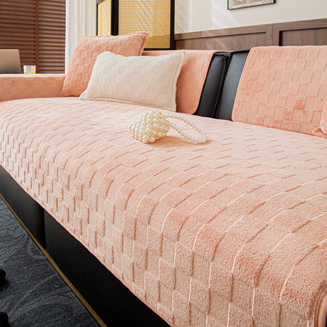 Sofa Cushion New Winter Plush Sofa Cover Cloth