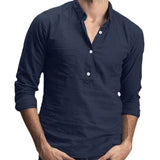 Men's Lapel Long Sleeve Shirt