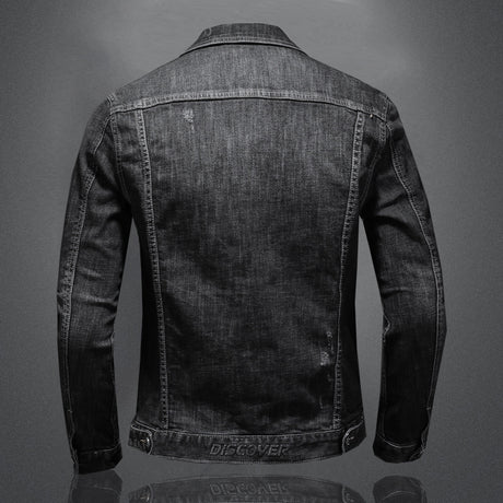 Fashionable Men's Retro Slim Denim Shirt