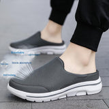 New Oversized Women's Shoes With Half Support And Single Shoe Flat Sole And One Foot Mesh Without Heel