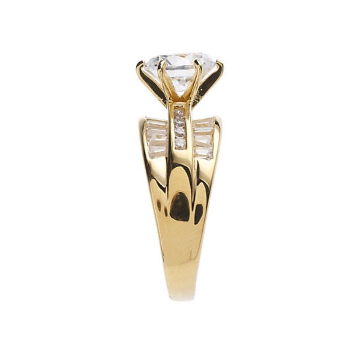 Fashion Women Ring Retro Ring Luxury Exaggerated Zircon Ring Jewelry