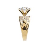 Fashion Women Ring Retro Ring Luxury Exaggerated Zircon Ring Jewelry