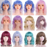 Women's Chemical Fiber High Temperature Silk Short Twist Braid Headgear