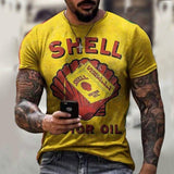 3D Digital Printing T-Shirt Short-Sleeved T-Shirt Top