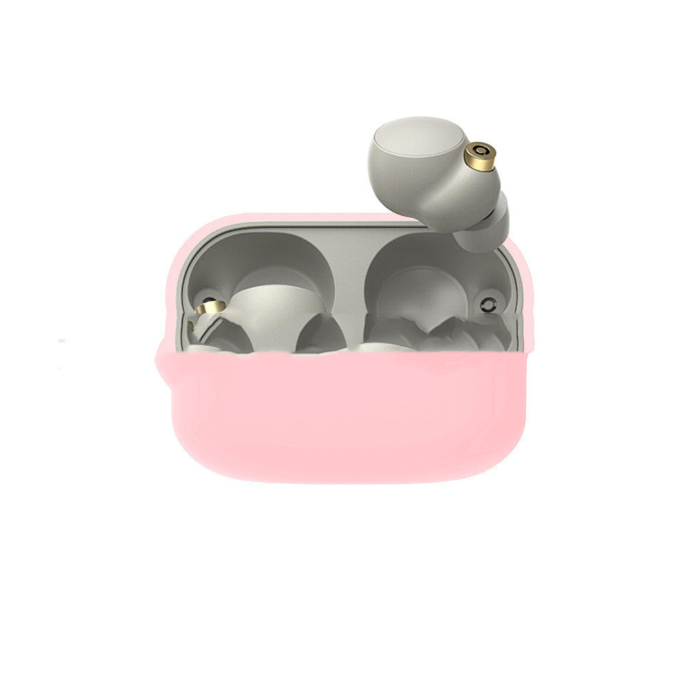 Compatible with Apple, Suitable For   WF-1000XM4 Bluetooth Headset Protective Cover  Silicone Shell Charging Warehouse Storage Bag