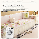 Full Covered High-grade Skirt Sofa Cover French Sofa Cover Cloth