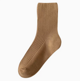 Khaki Socks For Women In Spring And Autumn