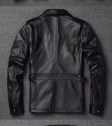 Autumn And Winter Workwear Leather Jacket For Men