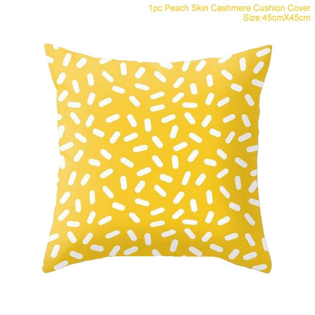 Home Car Sofa Simple Fashion Print Pillow Cover