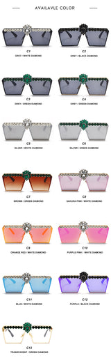 Sunglasses Ladies Fashion Glasses Square Sunglasses