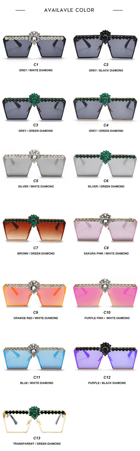 Sunglasses Ladies Fashion Glasses Square Sunglasses