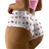 Women's Fashion Printed Underpants Low Waist