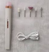 Five-in-one Manicure Machine Set Electric Nail Drill Polisher Cordless USB Rechargeable With LED Cutters Mill For Manicure Pedicure Accessor