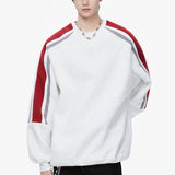 Spring New Patchwork Contrast Color Raglan Sleeve Casual Jacket