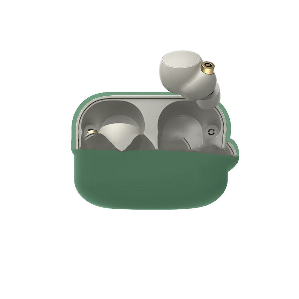 Compatible with Apple, Suitable For   WF-1000XM4 Bluetooth Headset Protective Cover  Silicone Shell Charging Warehouse Storage Bag