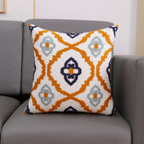 Towel Embroidery Words Pillow Cover Sofa Waist Rest