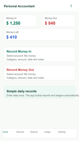 Personal Accountant App