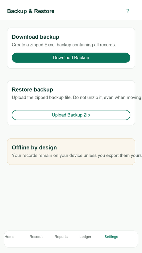 Personal Accountant App
