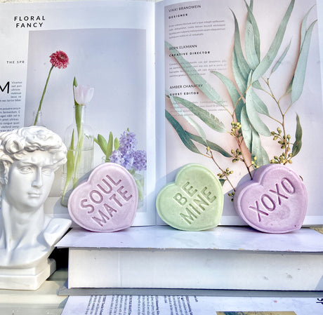 DIY Valentinsdag 3D Kærlighedsduftende stearinlys silikoneform