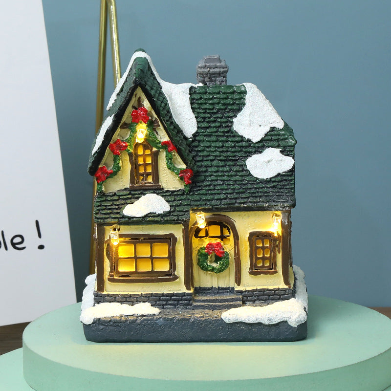 Glowing Small House Decoration Christmas Ornament