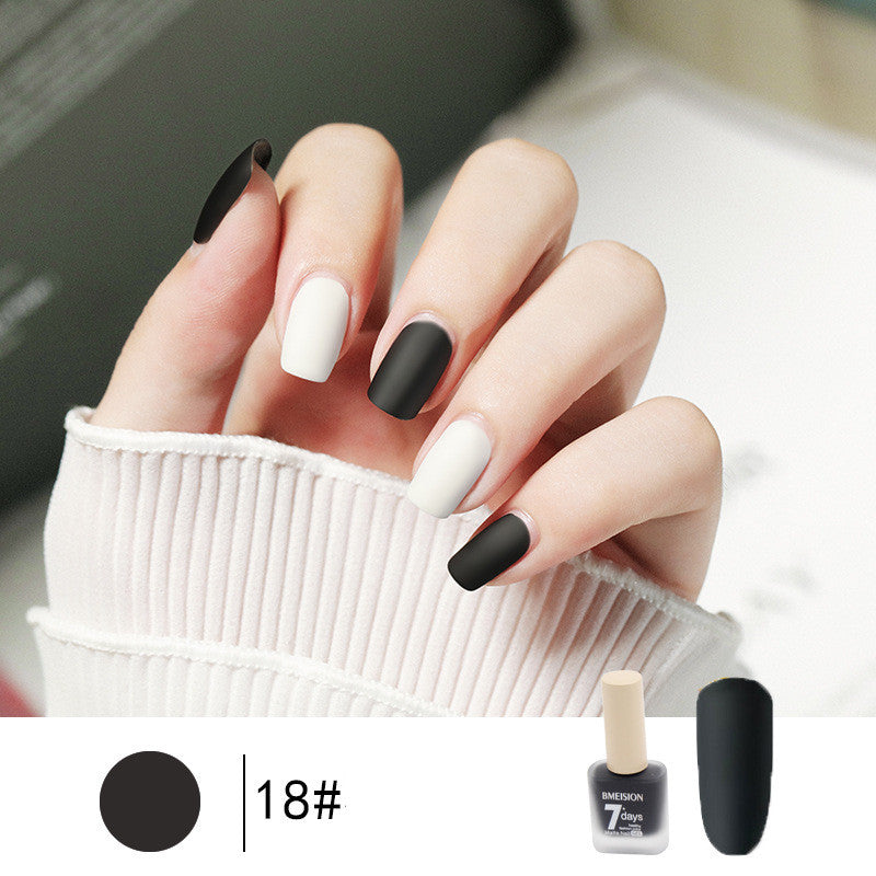 Frosted No-baging Hurtigtørrende Nude Mat Neglelak