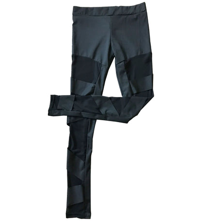 Mesh leggings med krydsbundt