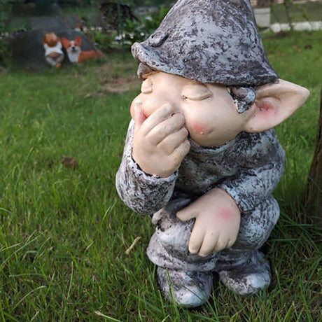 Dwarf Pull Smelly Little Dwarf Resin Crafts