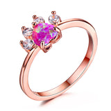 Small paw footprint ring