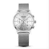 Watch waterproof chronograph quartz ladies watch