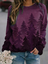 Printed Christmas hoodie