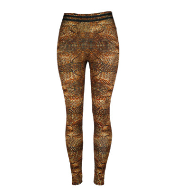 Fitnesstøj Højtaljet Casual Leggings Kvinder Hamp Rope Digital Printing Dame Leggings Spring