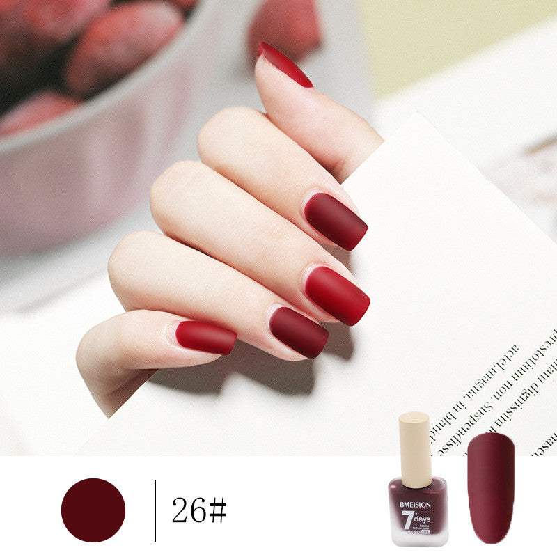 Frosted No-baging Hurtigtørrende Nude Mat Neglelak