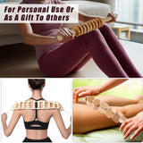3pcs Wooden Anti-Cellulite Massage Tool Hand Roller