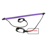 Tre-sektion Pilates fitness stick