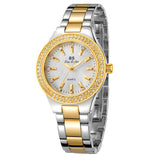 High-end linked watch full diamond female watch