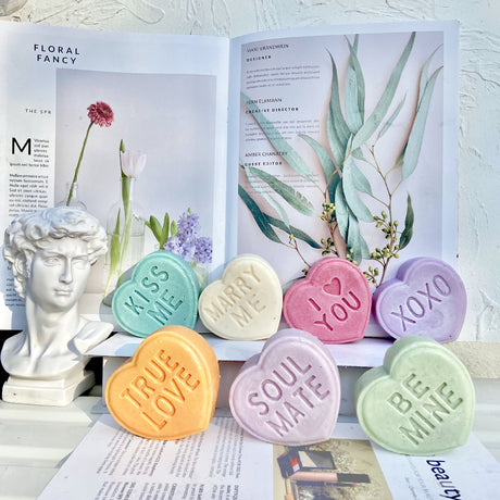 DIY Valentinsdag 3D Kærlighedsduftende stearinlys silikoneform