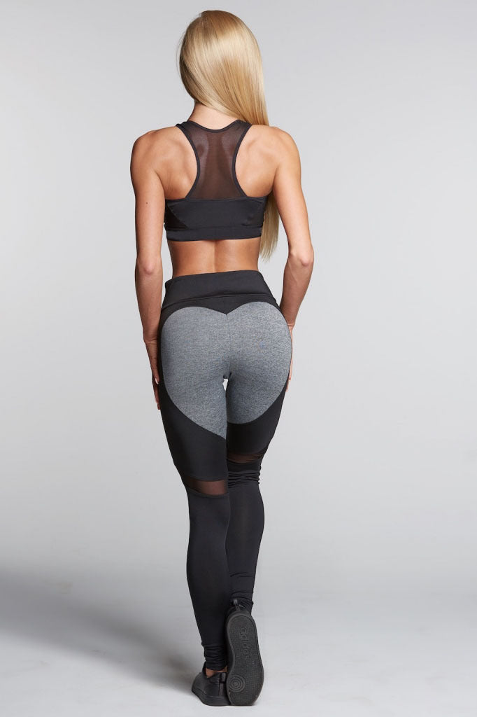 Peach Heart Leggings 