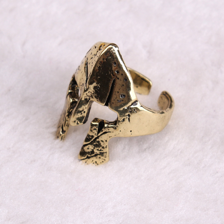 Spartan Hero Helmet Mask Rings