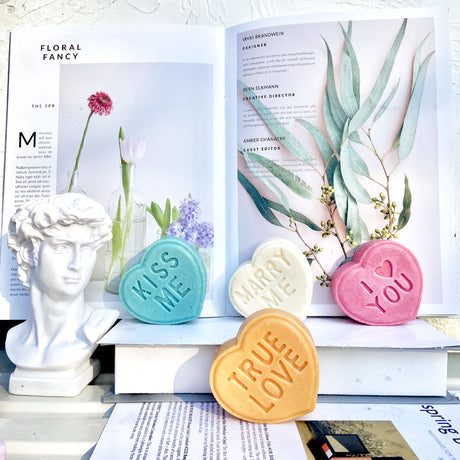 DIY Valentinsdag 3D Kærlighedsduftende stearinlys silikoneform