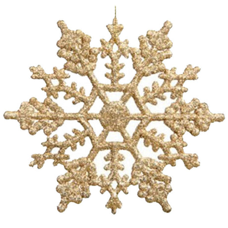 聖誕裝飾品，壓克力10CM雪花，聖誕必需品，聖誕樹衣架粉批發