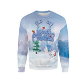 Christmas print sweatshirt