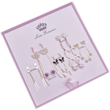 Women's Valentine's Day Sterling Silver Week Earrings