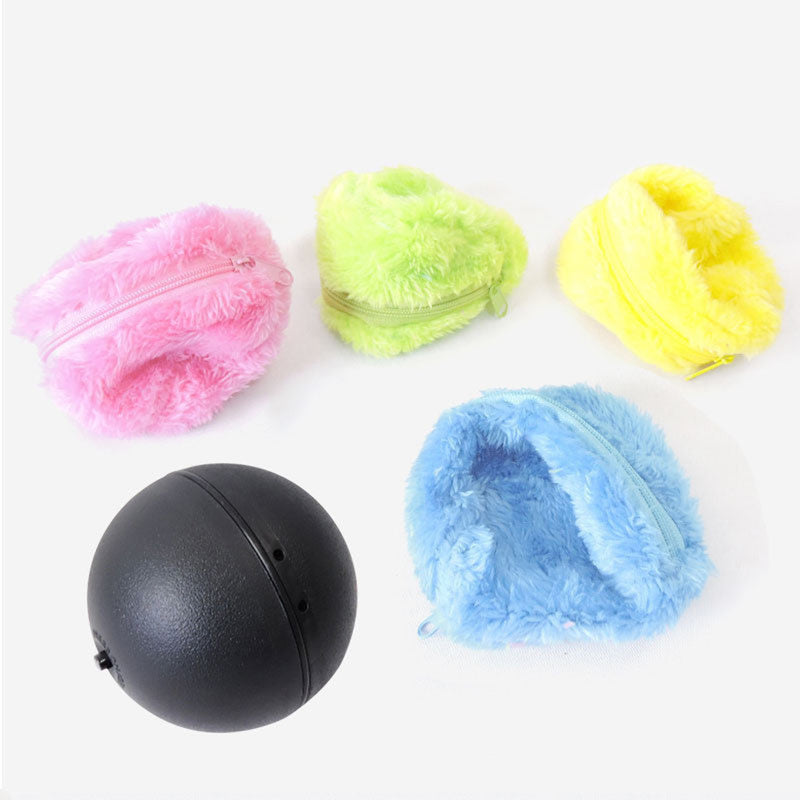 Pet Elektrisk legetøjsbold Automatisk Pet Plush Ball