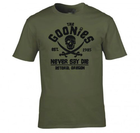 Casual Short Sleeve T-Shirt Letter Goonies Collection