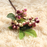 Christmas Berry Simulation Flower Bean Branch Fake Table Decoration