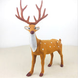 Jul hjort simulering elg Jul vindue layout rekvisitter desktop ornamenter hjort julepynt